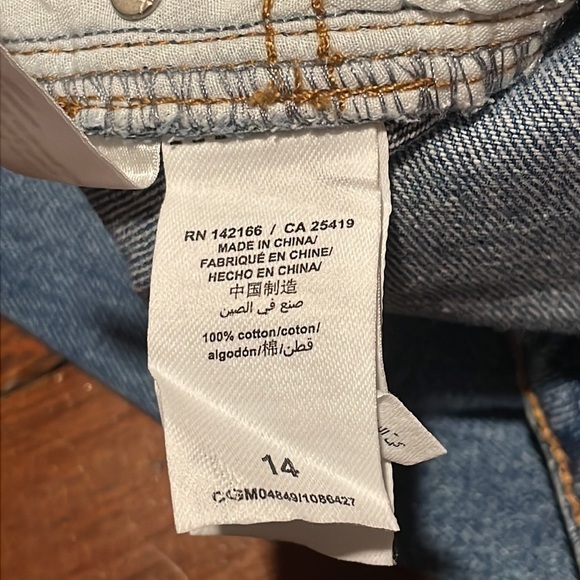 Habitual Girl’s High Waisted Jeans with Rips Size 14 - Picture 8 of 8